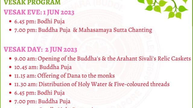 Vesak Day Blessing