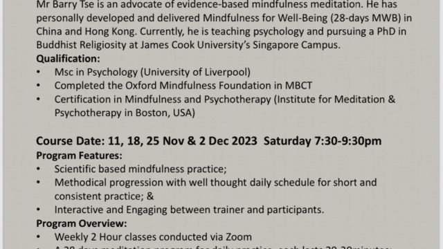 28 Days Mindfulness Course