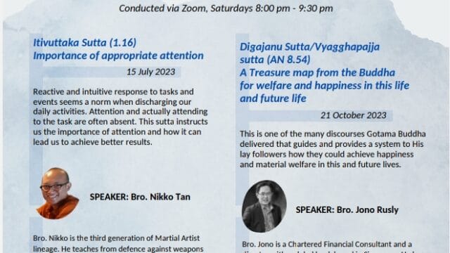 Dighajanu Sutta/Vyagghapajja sutta (AN 8.54) – A Treasure map from the Buddha for welfare and happiness in this life and future life