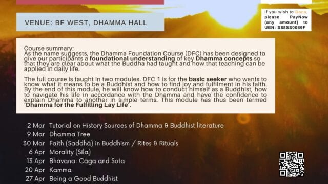 Dhamma Foundation Course 1