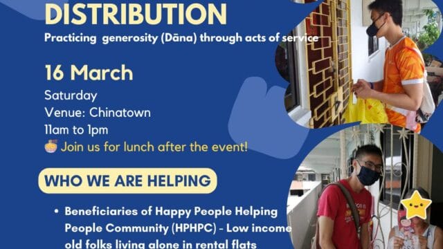 Food & Ang Bao Distribution