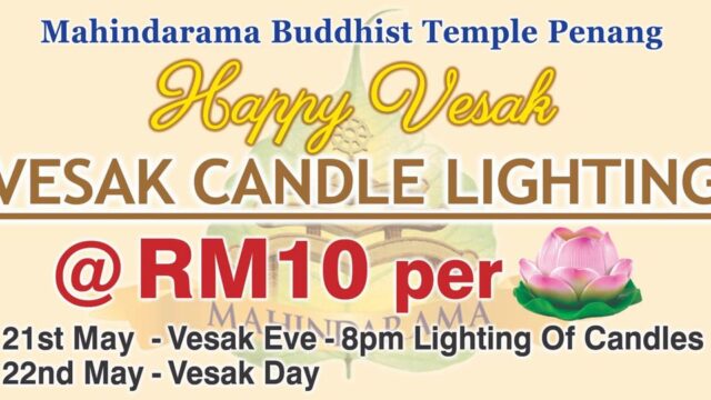 Vesak Candle Lighting (Malaysia)