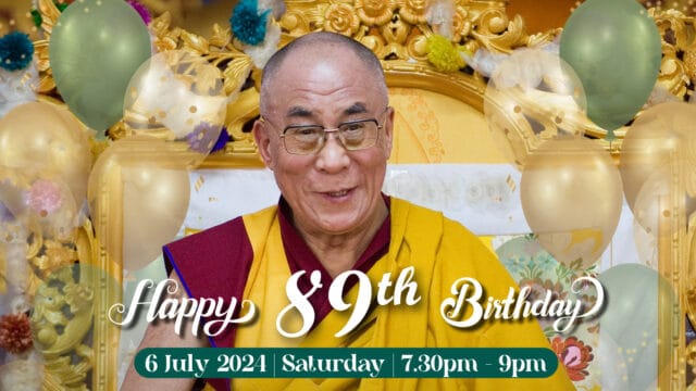 His Holiness the 14th Dalai Lama’s 89th Birthday