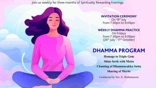 Rains Retreat Dhamma Practice 2024