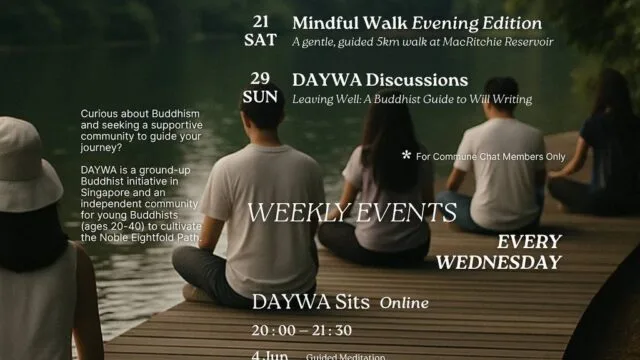 DAYWA Sits (Online and In-Person Meditation)