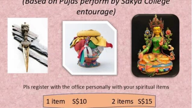 Recharge Your Statue, Thangka, Phurba, Wealth Vase