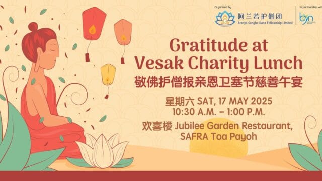 Gratitude at Vesak Charity Lunch