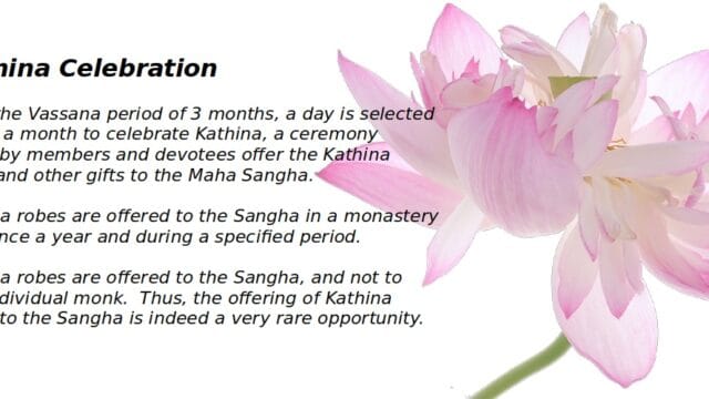 Kathina @ Mangala Vihara Buddhist Temple