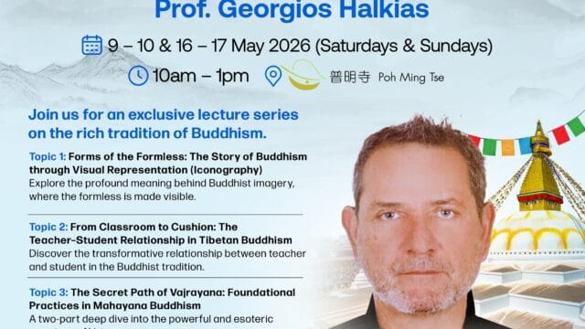 ICB Lecture: Dive Deep into Buddhist Wisdom with Prof. Georgios Halkias