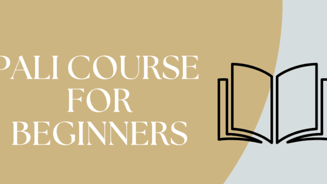 Introduction to Pali Language Course 2026