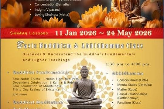 Basic Meditation and Dhamma Text Study Class