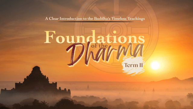 Foundations of the Dharma Term II
