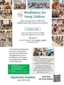 Mindfulness for Young Children 2026 Semester 2
