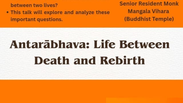 Dhamma Talk by Bhante Cakkapala