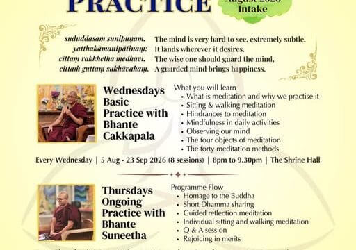 Meditation Practice Programme